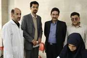 گالری بر پایی مراسم اهدای خون در دانشکده دندانپزشکی